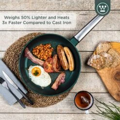 Westinghouse Koekenpan Performance - Gracious Green - ø 28 Cm - Standaard Anti-aanbaklaag -Huis Keuken WCFP0095024SG 2 1