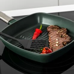 Westinghouse Grillpan Performance - Gracious Green - 28 X 28 Cm - Standaard Anti-aanbaklaag -Huis Keuken WCFP0095G28SG 10