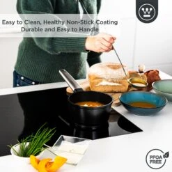 Westinghouse Steelpan Performance - Blissful Black - ø 18 Cm / 1.9 Liter -Huis Keuken WCSP0095N18BK 4