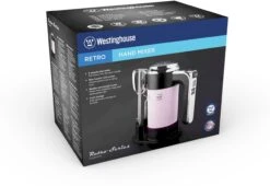 Westinghouse Handmixer Retro Collections - 6 Standen - Roze - WKHM250PK -Huis Keuken WKHM250PK