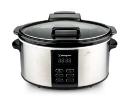 Westinghouse Slowcooker - Uitneembare Keramische Pan - RVS - 6 Liter - WKSC65