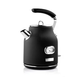Westinghouse Waterkoker Retro Collections - 2200 W - Liquorice Black - 1.7 Liter - WKWKH148BK -Huis Keuken WKWK148BK Retro Kettle 1