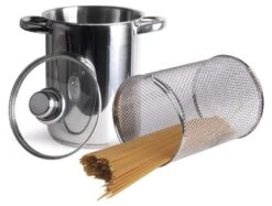 Cooking Pastapan / Aspergepan - RVS - ø 16 Cm / 4.0 Liter -Huis Keuken aspergepan 0