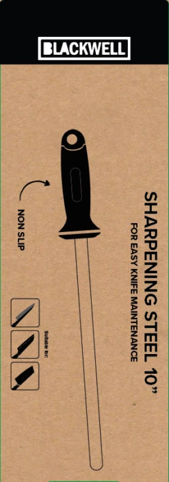 Blackwell Keramische Aanzetstaal - 25 Cm -Huis Keuken blackwell aanzetstaal