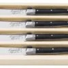 Laguiole Style De Vie Botermessen Zwart - 4 Stuks -Huis Keuken botermesjes zwart kl 1 2