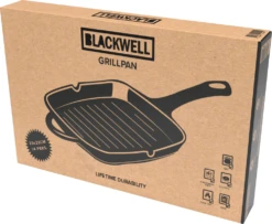 Blackwell Grillpan - Gietijzer - 23 X 23 Cm - Zonder Anti-aanbaklaag 13 Blackwell Grillpan - Gietijzer - 23 X 23 Cm - Zonder Anti-aanbaklaag -Huis Keuken grill zwart Package New