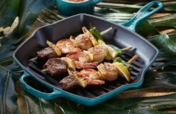 Le Creuset Grillpan Signature - Deap Teal - 26 X 26 Cm - Geëmailleerde Anti-aanbaklaag -Huis Keuken grillpfanne deepteal livest