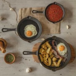 Blackwell Koekenpan - Gietijzer - ø 20 Cm - Zonder Anti-aanbaklaag -Huis Keuken jh gietijzer 002 2 1