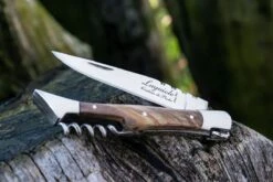 Laguiole Style De Vie Zakmes Met Kurkentrekker - Olijfhout -Huis Keuken laguiole zakmes olijfhout kurkentrekker3