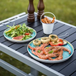 Cosy & Trendy Pizzabord / Onderbord Laguna Azzurro ø 31 Cm -Huis Keuken laguna20azzuro2 1