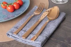 Sareva Bestekset - 24-delig / 6 Personen - Koper -Huis Keuken product 7 3