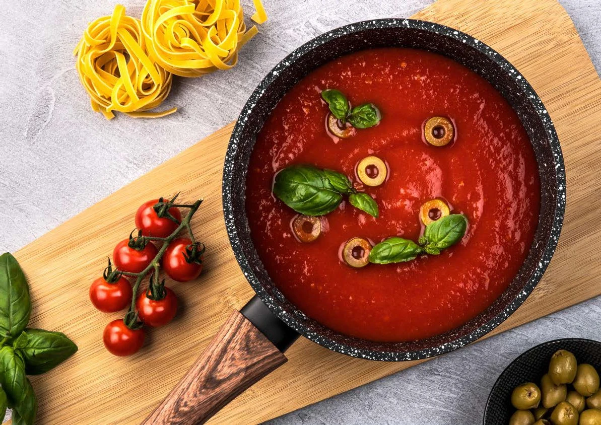 Westinghouse Steelpan Marble Wood - ø 18 Cm / 1.8 Liter 5 Westinghouse Steelpan Marble Wood - ø 18 Cm / 1.8 Liter - Afbeelding 3