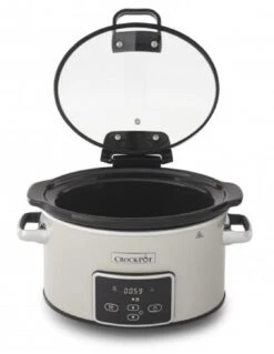 Crockpot Slowcooker - Digitaal - 3.5 Liter - CR060 -Huis Keuken slowcooker beige 2