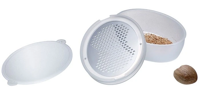 Westmark Nootmuskaat Rasp Kunststof Wit 4 Westmark Nootmuskaat Rasp Kunststof Wit - Afbeelding 2