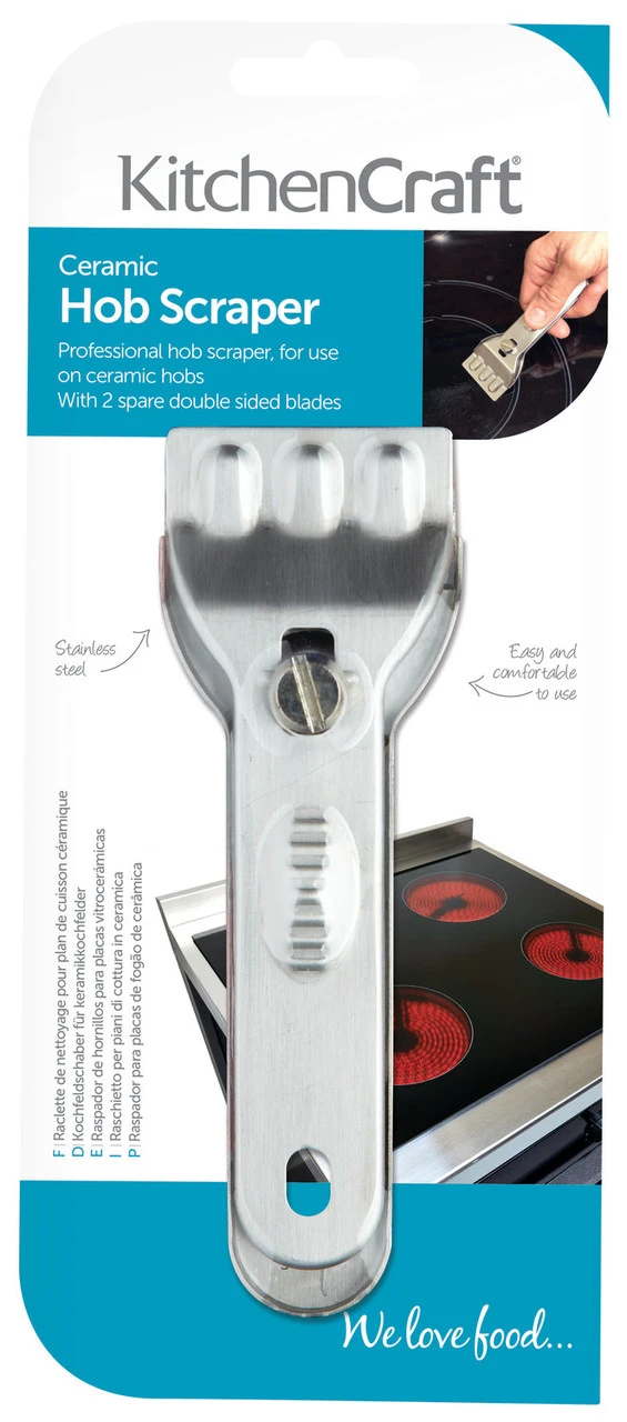 KitchenCraft Kookplaatschraper 4 KitchenCraft Kookplaatschraper - Afbeelding 2
